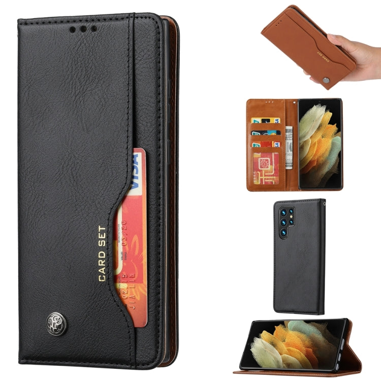 Knead Skin Texture Flip Leather Phone Case, For Samsung Galaxy S26+ 5G, For Samsung Galaxy S26 Ultra 5G, For Samsung Galaxy S26 5G, For Samsung Galaxy S25 5G, For Samsung Galaxy S25+ 5G, For Samsung Galaxy S25 Ultra 5G, For Samsung Galaxy S24 Ultra 5G ...