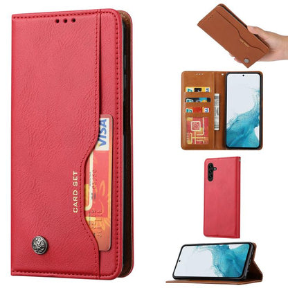 Knead Skin Texture Flip Leather Phone Case, For Samsung Galaxy S26+ 5G, For Samsung Galaxy S26 Ultra 5G, For Samsung Galaxy S26 5G, For Samsung Galaxy S25 5G, For Samsung Galaxy S25+ 5G, For Samsung Galaxy S25 Ultra 5G, For Samsung Galaxy S24 Ultra 5G ...