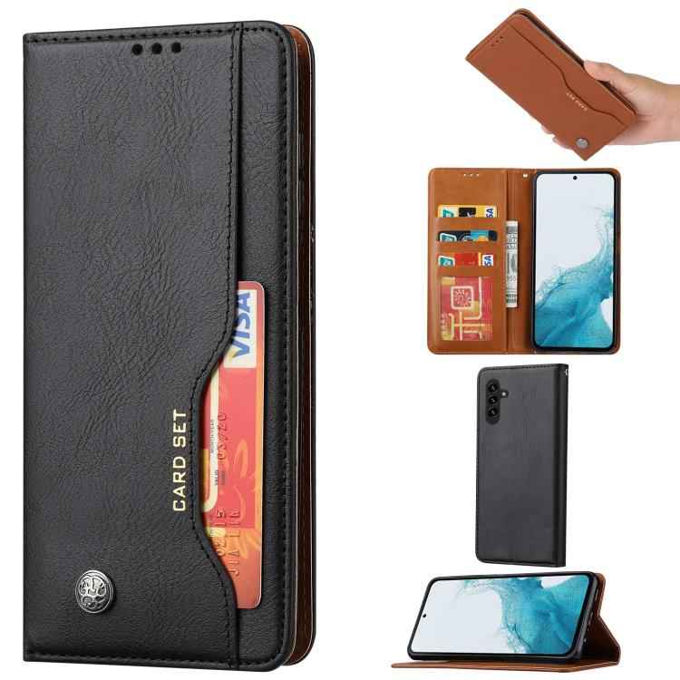Knead Skin Texture Flip Leather Phone Case, For Samsung Galaxy S26+ 5G, For Samsung Galaxy S26 Ultra 5G, For Samsung Galaxy S26 5G, For Samsung Galaxy S25 5G, For Samsung Galaxy S25+ 5G, For Samsung Galaxy S25 Ultra 5G, For Samsung Galaxy S24 Ultra 5G ...