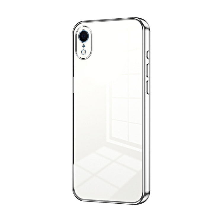 Transparent Plating Fine Hole Phone Case