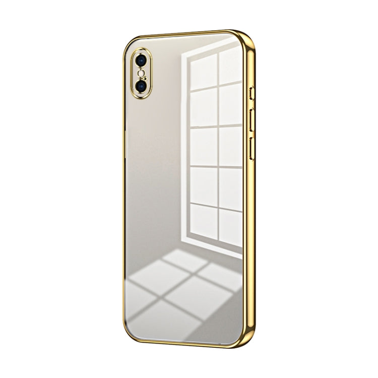 Transparent Plating Fine Hole Phone Case
