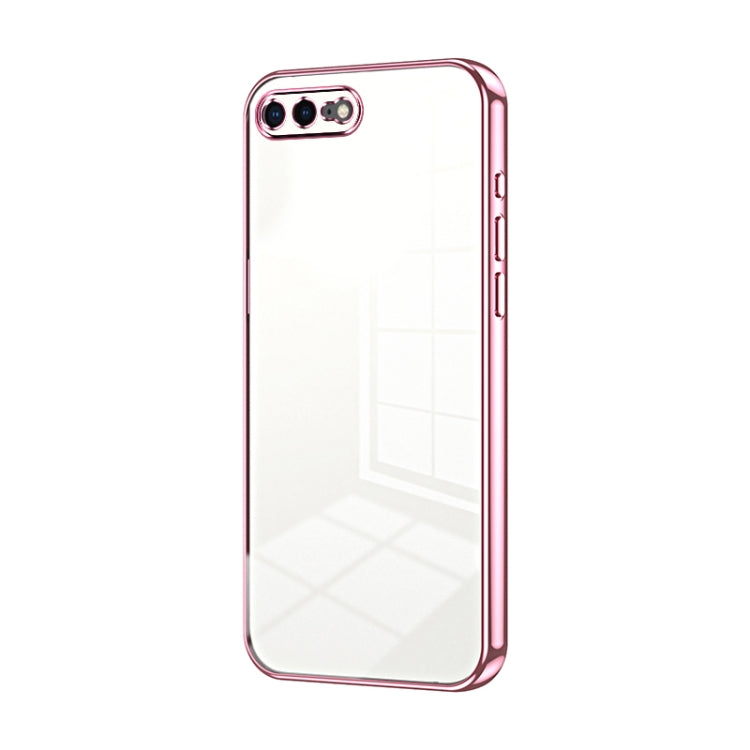 Transparent Plating Fine Hole Phone Case
