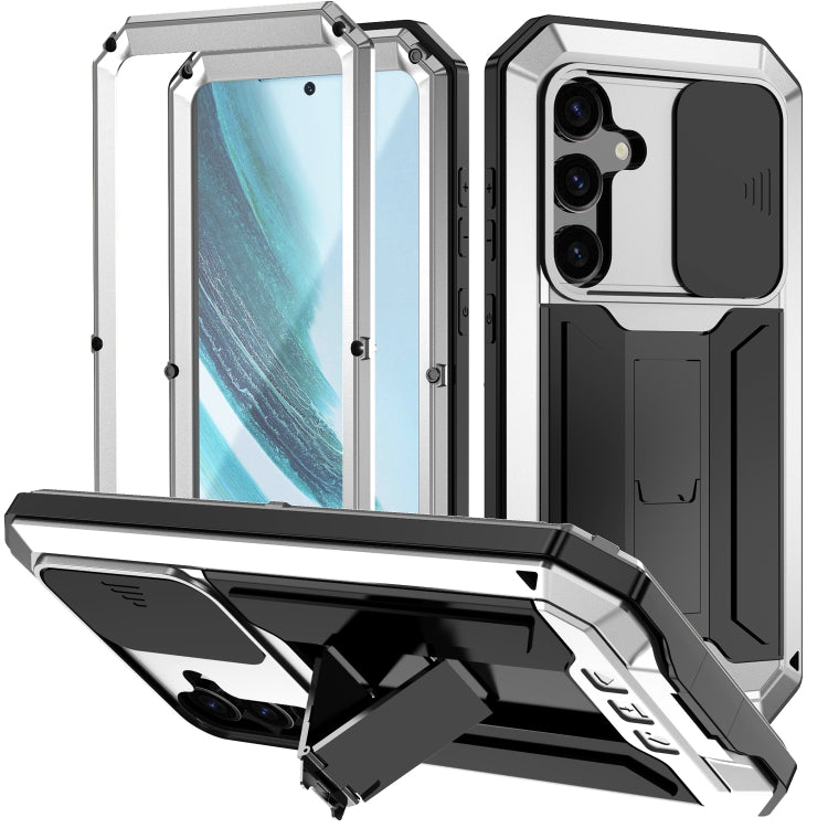 R-JUST Sliding Camera Life Waterproof Holder Phone Case, For Samsung Galaxy S26+ 5G, For Samsung Galaxy S26 Ultra 5G, For Samsung Galaxy S26 5G, For Samsung Galaxy S25 Edge 5G, For Samsung Galaxy S25 5G, For Samsung Galaxy S25+ 5G                      ...