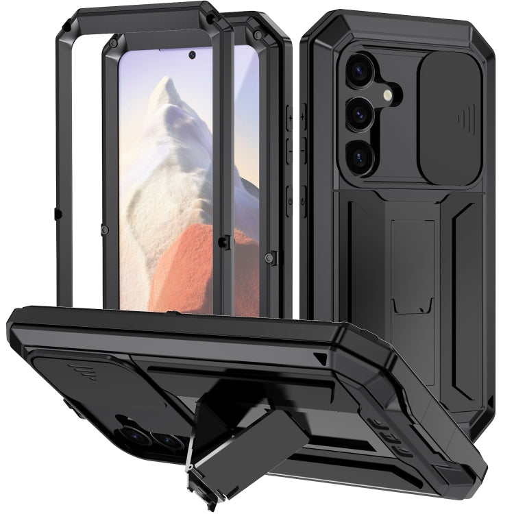 R-JUST Sliding Camera Life Waterproof Holder Phone Case, For Samsung Galaxy S26+ 5G, For Samsung Galaxy S26 Ultra 5G, For Samsung Galaxy S26 5G, For Samsung Galaxy S25 Edge 5G, For Samsung Galaxy S25 5G, For Samsung Galaxy S25+ 5G                      ...