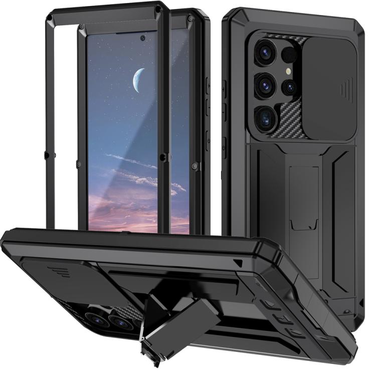 R-JUST Sliding Camera Life Waterproof Holder Phone Case, For Samsung Galaxy S26+ 5G, For Samsung Galaxy S26 Ultra 5G, For Samsung Galaxy S26 5G, For Samsung Galaxy S25 Edge 5G, For Samsung Galaxy S25 5G, For Samsung Galaxy S25+ 5G                      ...