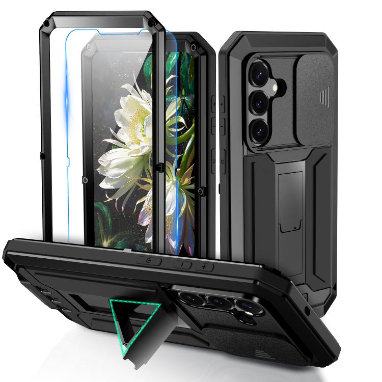 R-JUST Sliding Camera Life Waterproof Holder Phone Case, For Samsung Galaxy S26+ 5G, For Samsung Galaxy S26 Ultra 5G, For Samsung Galaxy S26 5G, For Samsung Galaxy S25 Edge 5G, For Samsung Galaxy S25 5G, For Samsung Galaxy S25+ 5G                      ...