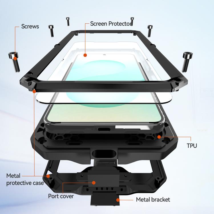 R-JUST Sliding Camera Life Waterproof Holder Phone Case, For Samsung Galaxy S26+ 5G, For Samsung Galaxy S26 Ultra 5G, For Samsung Galaxy S26 5G, For Samsung Galaxy S25 Edge 5G, For Samsung Galaxy S25 5G, For Samsung Galaxy S25+ 5G                      ...