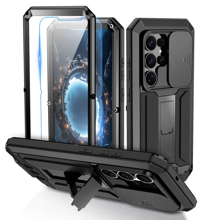 R-JUST Sliding Camera Life Waterproof Holder Phone Case, For Samsung Galaxy S26+ 5G, For Samsung Galaxy S26 Ultra 5G, For Samsung Galaxy S26 5G, For Samsung Galaxy S25 Edge 5G, For Samsung Galaxy S25 5G, For Samsung Galaxy S25+ 5G                      ...