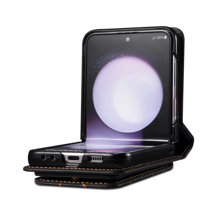 Rhombic Folding Leather Phone Case with Long Lanyard