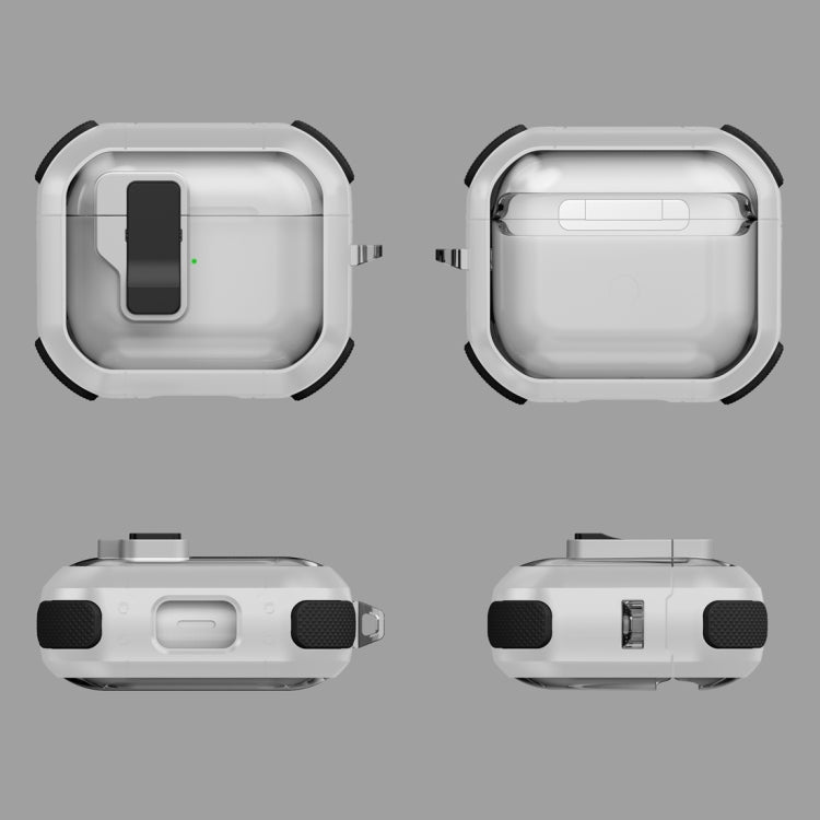 Thunder Clear Wireless Earphones Protective Case with Magnetic Switch