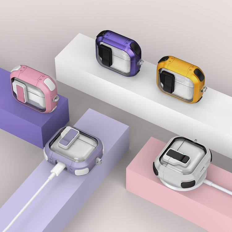 Thunder Clear Wireless Earphones Protective Case with Magnetic Switch