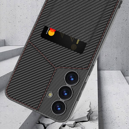 GKK Rotor Bracket Recessed Card Bag Full Coverage Phone Case, For Samsung Galaxy S25 5G, For Samsung Galaxy S25+ 5G, For Samsung Galaxy S25 Ultra 5G, For Samsung Galaxy S24 Ultra 5G, For Samsung Galaxy S23 Ultra 5G
