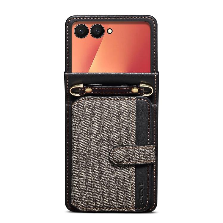 Crossbody Color Matching Folding Phone Case