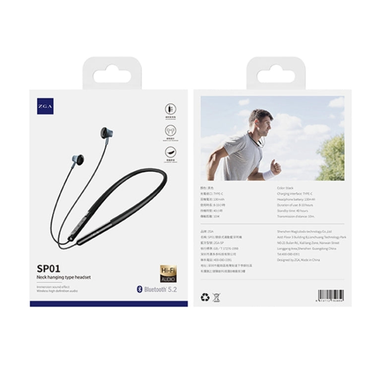 ZGA SP01 Neck-mounted Sports Bluetooth Earphone