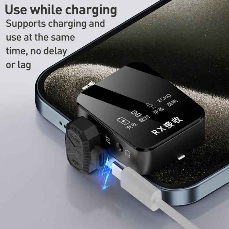 Lavalier Microphone U-shaped Charging Adapter OTG Converter