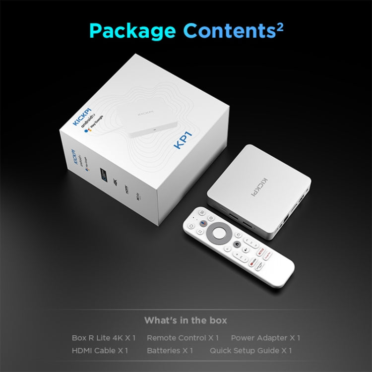 Kickpi KP1 Dual Band WiFi 4K HD Android TV Box