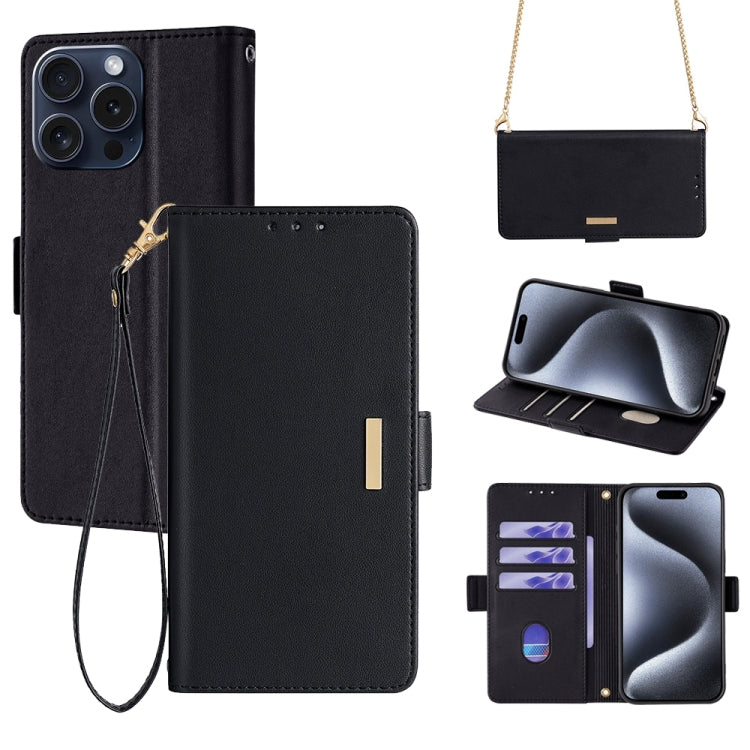 Crossbody Chain Leather Phone Case