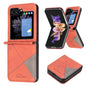 Rhombus Texture PU + PC Shockproof Phone Case, For Galaxy Z Flip8 5G, For Samsung Galaxy Z Flip7 FE / Flip6, For Samsung Galaxy Z Flip7, For Samsung Galaxy Z Flip5