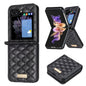 Diamond Lattice PU + PC Shockproof Phone Case, For Galaxy Z Flip8 5G, For Samsung Galaxy Z Flip7 FE / Flip6, For Samsung Galaxy Z Flip7, For Samsung Galaxy Z Flip5