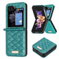 Diamond Lattice PU + PC Shockproof Phone Case, For Galaxy Z Flip8 5G, For Samsung Galaxy Z Flip7 FE / Flip6, For Samsung Galaxy Z Flip7, For Samsung Galaxy Z Flip5