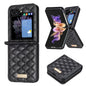 Diamond Lattice PU + PC Shockproof Phone Case, For Galaxy Z Flip8 5G, For Samsung Galaxy Z Flip7 FE / Flip6, For Samsung Galaxy Z Flip7, For Samsung Galaxy Z Flip5