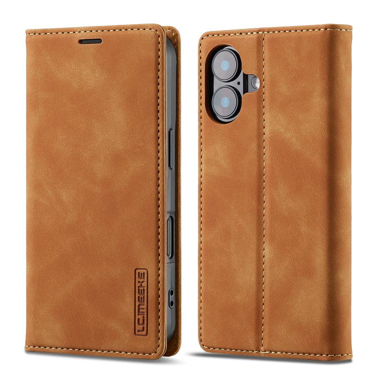 LC.IMEEKE Strong Magnetism Microfiber Leather Phone Case