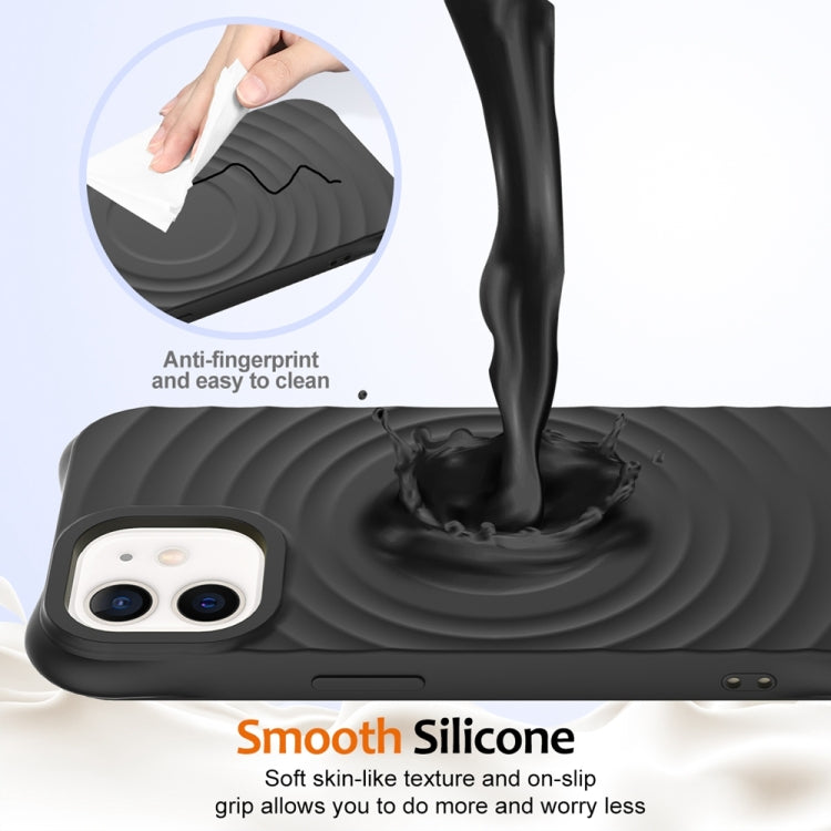 Wave Texture MagSafe Magnetic Liquid Silicone Phone Case