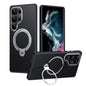 Double Ring MagSafe Holder Carbon Fibre Phone Case, For Samsung Galaxy S26+ 5G, For Samsung Galaxy S26 Ultra 5G, For Samsung Galaxy S26 5G, For Samsung Galaxy S25 5G, For Samsung Galaxy S25+ 5G, For Samsung Galaxy S25 Ultra 5G                          ...