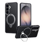 Double Ring MagSafe Holder Carbon Fibre Phone Case, For Samsung Galaxy S26+ 5G, For Samsung Galaxy S26 Ultra 5G, For Samsung Galaxy S26 5G, For Samsung Galaxy S25 5G, For Samsung Galaxy S25+ 5G, For Samsung Galaxy S25 Ultra 5G                          ...