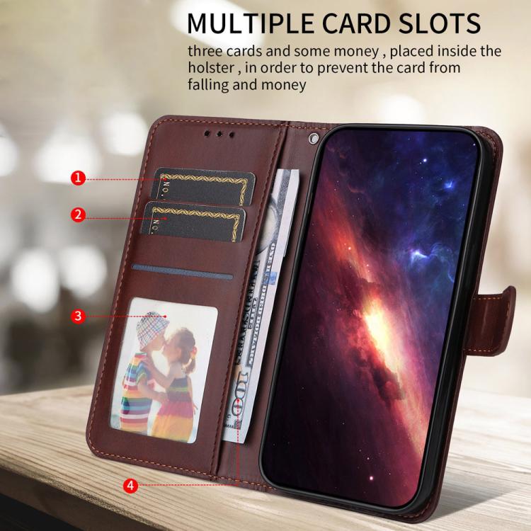 Classic Calf Texture Flip Leather Phone Case