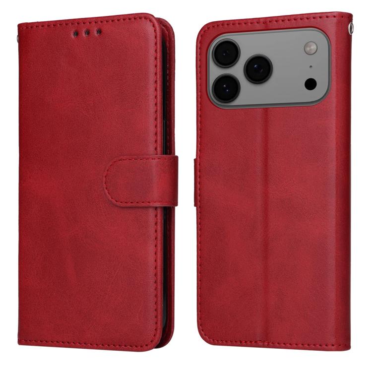 Classic Calf Texture Flip Leather Phone Case