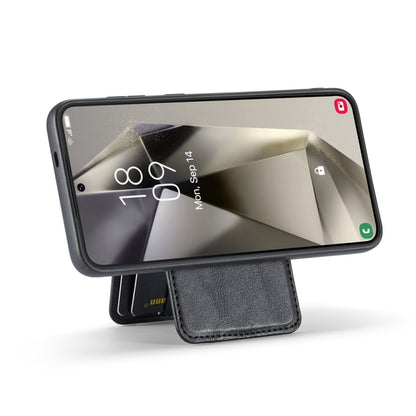 Fierre Shann Cowhide Vertical Flip Magnetic Card Holder Phone Case, For Samsung Galaxy S24+ 5G, For Samsung Galaxy S23 FE 5G, For Samsung Galaxy S23 Ultra 5G, For Samsung Galaxy S22 Ultra 5G, For Samsung Galaxy S22+ 5G, For Samsung Galaxy S22 5G