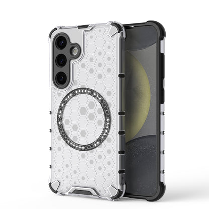 Honeycomb Magnetic Ring Shockproof Phone Case, For Samsung Galaxy S24 5G, For Samsung Galaxy S23 FE 5G, For Samsung Galaxy S23 Ultra 5G, For Samsung Galaxy S23+ 5G, For Samsung Galaxy S23 5G