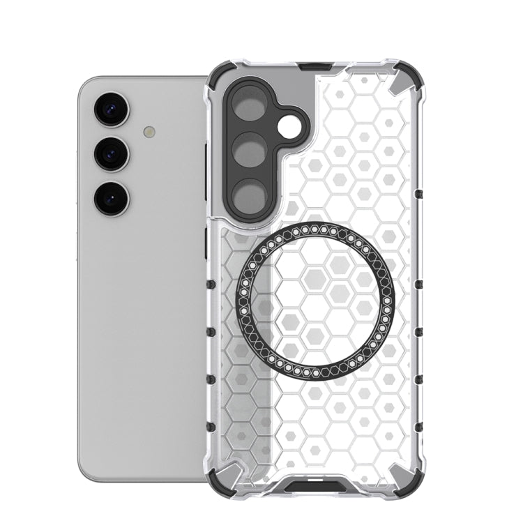 Honeycomb Magnetic Ring Shockproof Phone Case, For Samsung Galaxy S24 5G, For Samsung Galaxy S23 FE 5G, For Samsung Galaxy S23 Ultra 5G, For Samsung Galaxy S23+ 5G, For Samsung Galaxy S23 5G