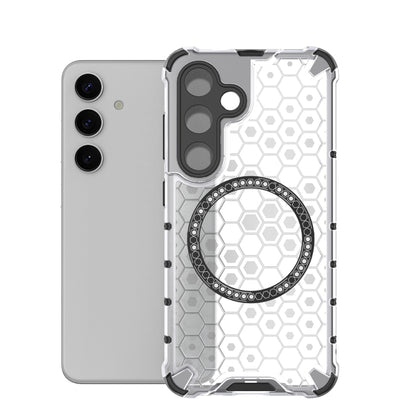 Honeycomb Magnetic Ring Shockproof Phone Case, For Samsung Galaxy S24 5G, For Samsung Galaxy S23 FE 5G, For Samsung Galaxy S23 Ultra 5G, For Samsung Galaxy S23+ 5G, For Samsung Galaxy S23 5G