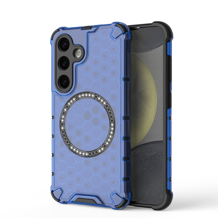 Honeycomb Magnetic Ring Shockproof Phone Case, For Samsung Galaxy S24 5G, For Samsung Galaxy S23 FE 5G, For Samsung Galaxy S23 Ultra 5G, For Samsung Galaxy S23+ 5G, For Samsung Galaxy S23 5G