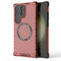 Honeycomb Magnetic Ring Shockproof Phone Case, For Samsung Galaxy S26+ 5G, For Samsung Galaxy S26 Ultra 5G, For Samsung Galaxy S26 5G, For Samsung Galaxy S25 Edge 5G, For Samsung Galaxy S25 5G, For Samsung Galaxy S25+ 5G, For Samsung Galaxy S25 Ultra 5...
