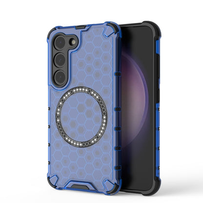 Honeycomb Magnetic Ring Shockproof Phone Case, For Samsung Galaxy S24 5G, For Samsung Galaxy S23 FE 5G, For Samsung Galaxy S23 Ultra 5G, For Samsung Galaxy S23+ 5G, For Samsung Galaxy S23 5G