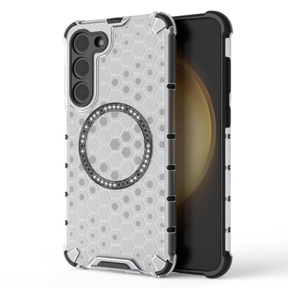 Honeycomb Magnetic Ring Shockproof Phone Case, For Samsung Galaxy S24 5G, For Samsung Galaxy S23 FE 5G, For Samsung Galaxy S23 Ultra 5G, For Samsung Galaxy S23+ 5G, For Samsung Galaxy S23 5G