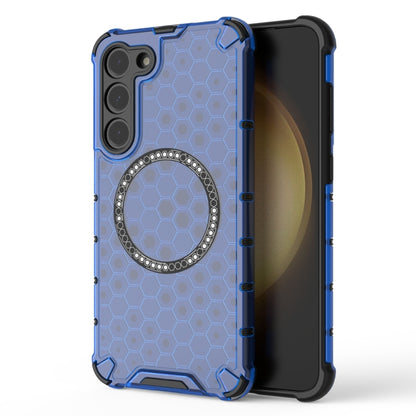 Honeycomb Magnetic Ring Shockproof Phone Case, For Samsung Galaxy S24 5G, For Samsung Galaxy S23 FE 5G, For Samsung Galaxy S23 Ultra 5G, For Samsung Galaxy S23+ 5G, For Samsung Galaxy S23 5G