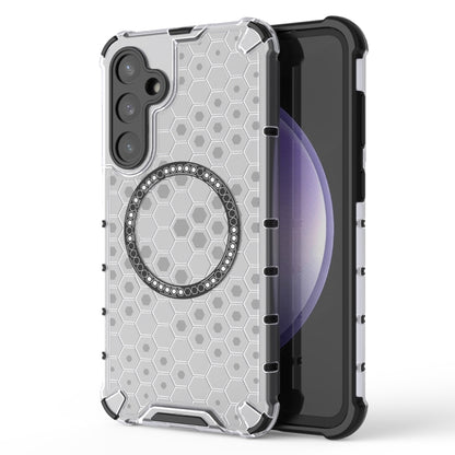 Honeycomb Magnetic Ring Shockproof Phone Case, For Samsung Galaxy S24 5G, For Samsung Galaxy S23 FE 5G, For Samsung Galaxy S23 Ultra 5G, For Samsung Galaxy S23+ 5G, For Samsung Galaxy S23 5G