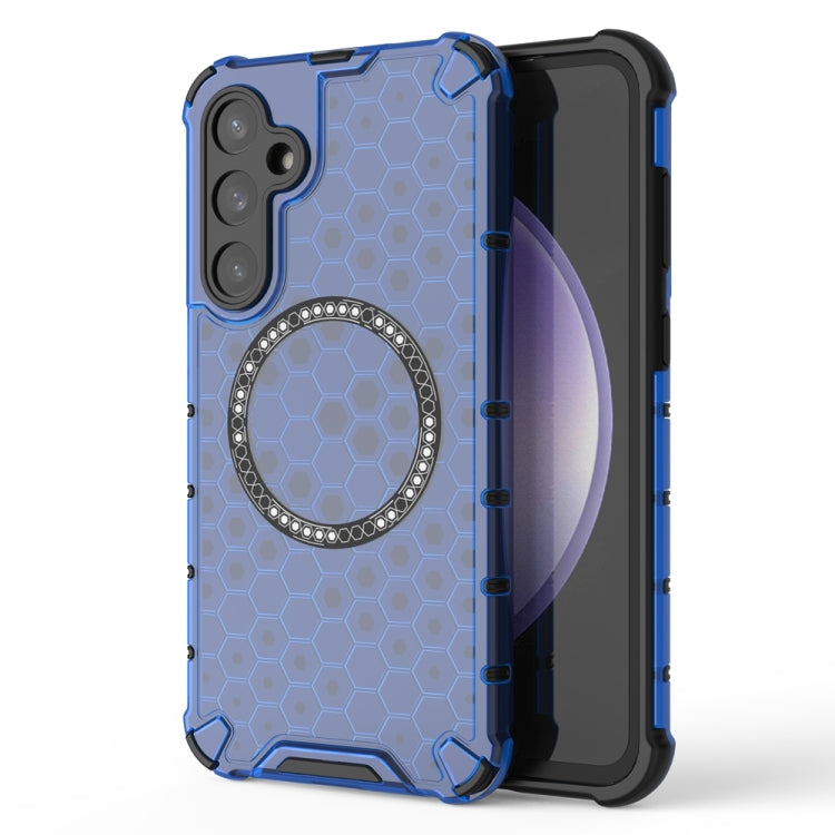 Honeycomb Magnetic Ring Shockproof Phone Case, For Samsung Galaxy S24 5G, For Samsung Galaxy S23 FE 5G, For Samsung Galaxy S23 Ultra 5G, For Samsung Galaxy S23+ 5G, For Samsung Galaxy S23 5G