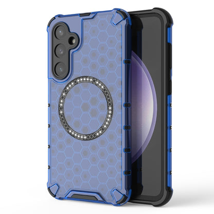 Honeycomb Magnetic Ring Shockproof Phone Case, For Samsung Galaxy S24 5G, For Samsung Galaxy S23 FE 5G, For Samsung Galaxy S23 Ultra 5G, For Samsung Galaxy S23+ 5G, For Samsung Galaxy S23 5G