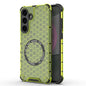 Honeycomb Magnetic Ring Shockproof Phone Case, For Samsung Galaxy S26+ 5G, For Samsung Galaxy S26 Ultra 5G, For Samsung Galaxy S26 5G, For Samsung Galaxy S25 Edge 5G, For Samsung Galaxy S25 5G, For Samsung Galaxy S25+ 5G, For Samsung Galaxy S25 Ultra 5...