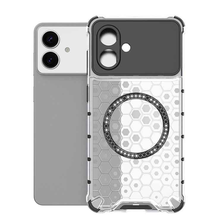 Honeycomb Magnetic Ring Shockproof Phone Case, For Samsung Galaxy S26+ 5G, For Samsung Galaxy S26 Ultra 5G, For Samsung Galaxy S26 5G, For Samsung Galaxy S25 Edge 5G, For Samsung Galaxy S25 5G, For Samsung Galaxy S25+ 5G, For Samsung Galaxy S25 Ultra 5...