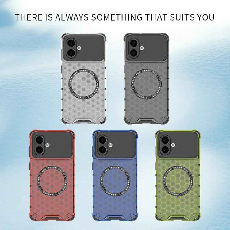 Honeycomb Magnetic Ring Shockproof Phone Case, For Samsung Galaxy S26+ 5G, For Samsung Galaxy S26 Ultra 5G, For Samsung Galaxy S26 5G, For Samsung Galaxy S25 Edge 5G, For Samsung Galaxy S25 5G, For Samsung Galaxy S25+ 5G, For Samsung Galaxy S25 Ultra 5...