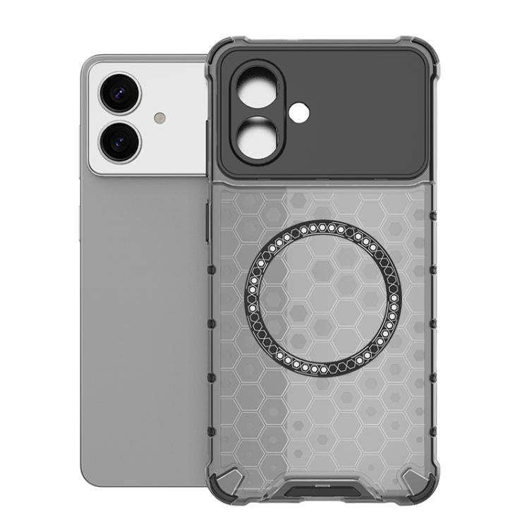 Honeycomb Magnetic Ring Shockproof Phone Case, For Samsung Galaxy S26+ 5G, For Samsung Galaxy S26 Ultra 5G, For Samsung Galaxy S26 5G, For Samsung Galaxy S25 Edge 5G, For Samsung Galaxy S25 5G, For Samsung Galaxy S25+ 5G, For Samsung Galaxy S25 Ultra 5...