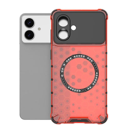 Honeycomb Magnetic Ring Shockproof Phone Case, For Samsung Galaxy S26+ 5G, For Samsung Galaxy S26 Ultra 5G, For Samsung Galaxy S26 5G, For Samsung Galaxy S25 Edge 5G, For Samsung Galaxy S25 5G, For Samsung Galaxy S25+ 5G, For Samsung Galaxy S25 Ultra 5...