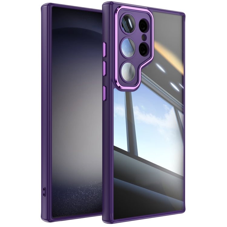 Acrylic Hybrid TPU Armor Shockproof Phone Case, For Samsung Galaxy S25 Edge 5G, For Samsung Galaxy S25 5G, For Samsung Galaxy S25+ 5G, For Samsung Galaxy S25 Ultra 5G, For Samsung Galaxy S24 FE 5G, For Samsung Galaxy S24 Ultra 5G