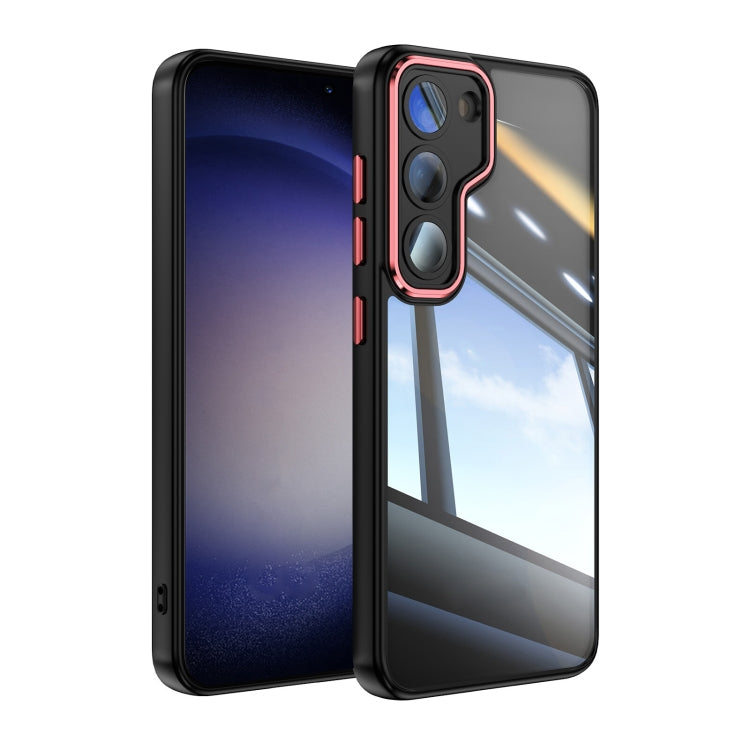 Acrylic Hybrid TPU Armor Shockproof Phone Case, For Samsung Galaxy S24+ 5G, For Samsung Galaxy S24 5G, For Samsung Galaxy S23 Ultra 5G, For Samsung Galaxy S23+ 5G, For Samsung Galaxy S23 5G